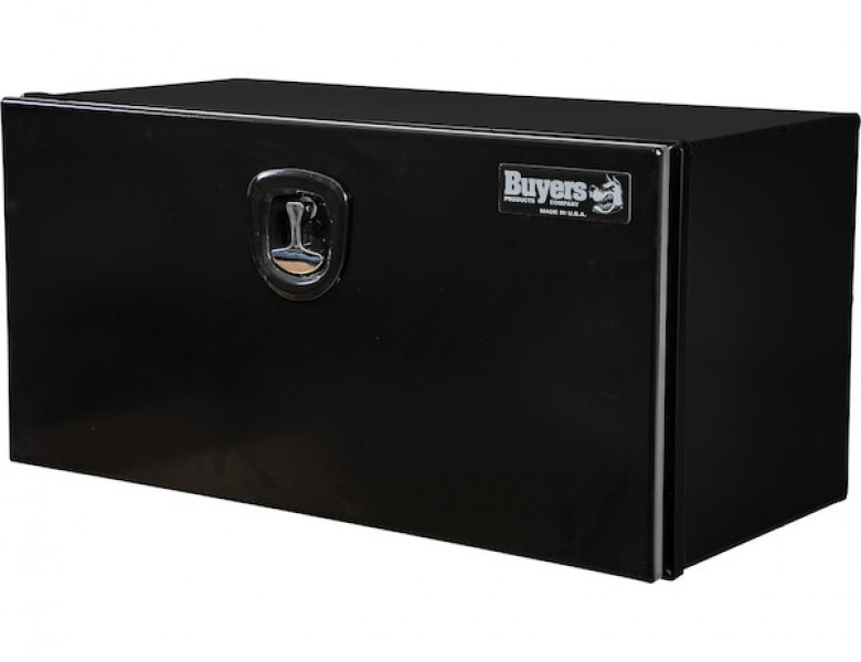 Image of 18x18x24 Inch Black Pro Series Smooth Aluminum Underbody Truck Box from Buyers Products. Part number: 1706960