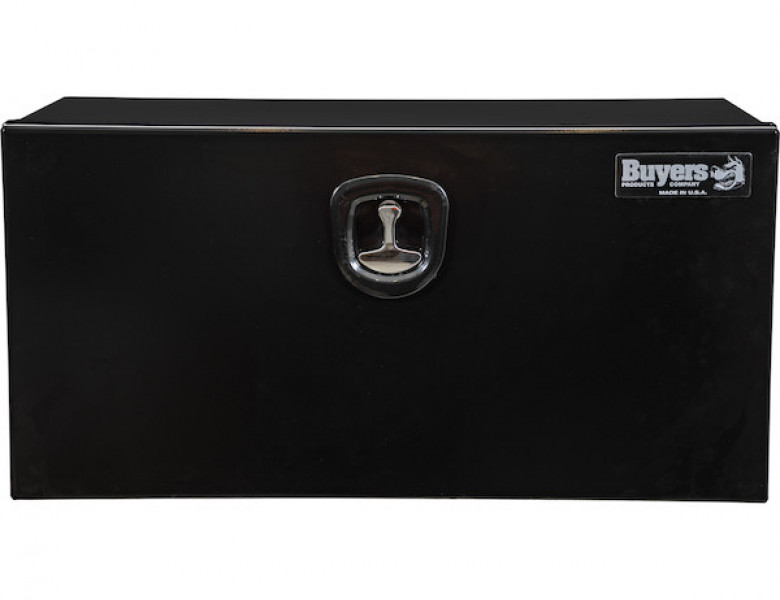 Image of 18x18x24 Inch Black Pro Series Smooth Aluminum Underbody Truck Box from Buyers Products. Part number: 1706960