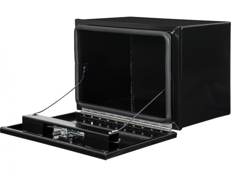 Image of 18x18x24 Inch Black Pro Series Smooth Aluminum Underbody Truck Box from Buyers Products. Part number: 1706960