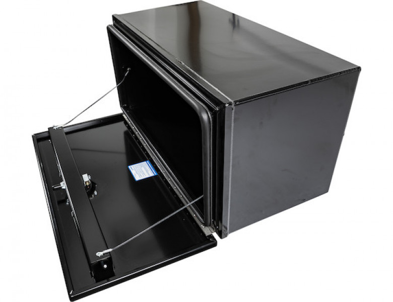 Image of 18x18x24 Inch Black Pro Series Smooth Aluminum Underbody Truck Box from Buyers Products. Part number: 1706960