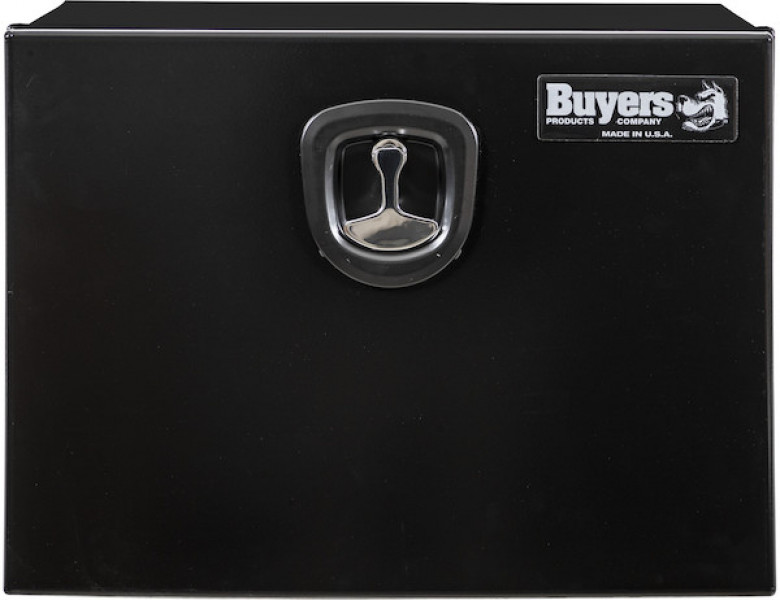 Image of 18x18x24 Inch Black Pro Series Smooth Aluminum Underbody Truck Box from Buyers Products. Part number: 1706960