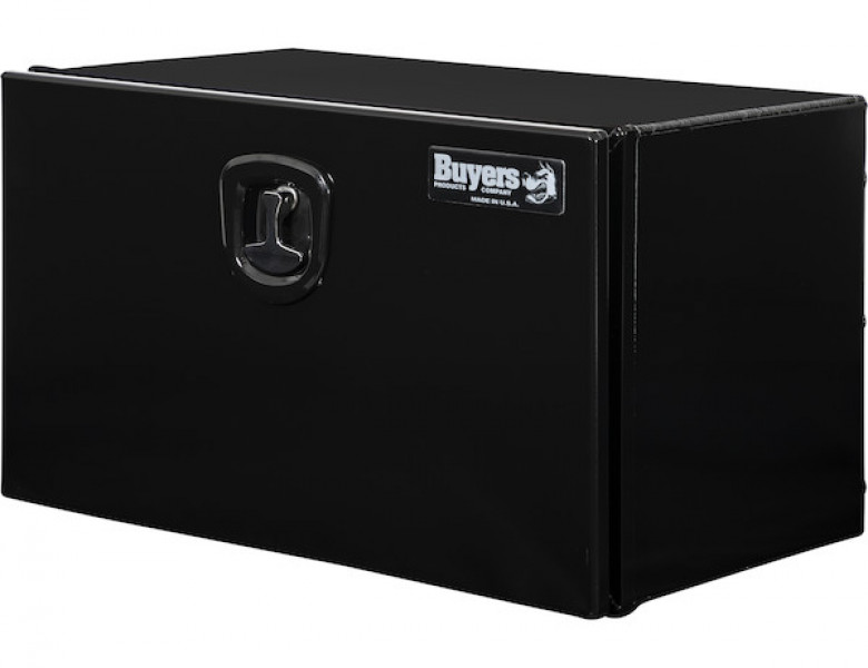 Image of 18x18x30 Inch Black Pro Series Smooth Aluminum Underbody Truck Box from Buyers Products. Part number: 1706963