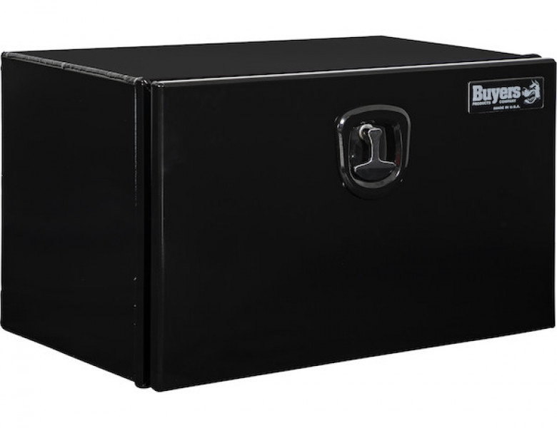 Image of 18x18x30 Inch Black Pro Series Smooth Aluminum Underbody Truck Box from Buyers Products. Part number: 1706963