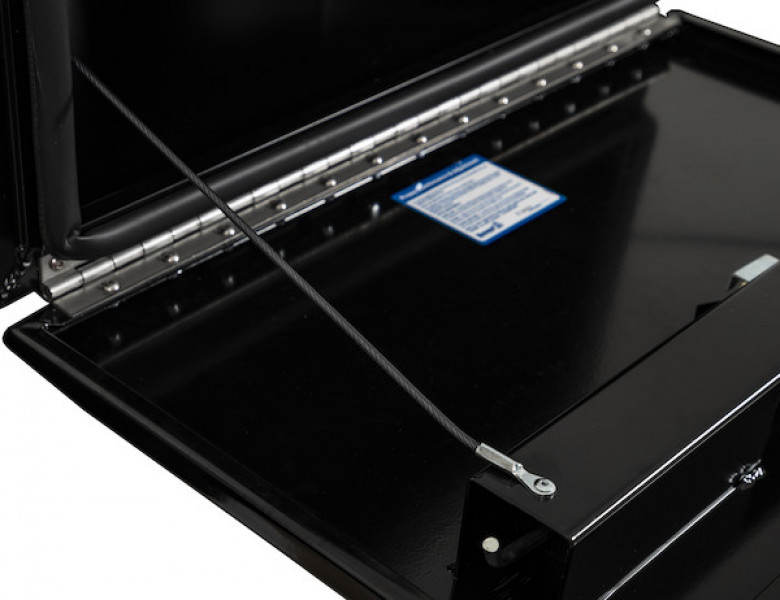Image of 18x18x48 Inch Black Pro Series Smooth Aluminum Underbody Truck Box from Buyers Products. Part number: 1706970