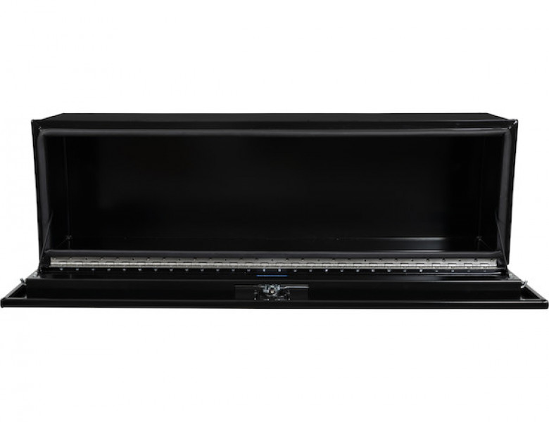 Image of 18x18x60 Inch Black Pro Series Smooth Aluminum Underbody Truck Box from Buyers Products. Part number: 1706975