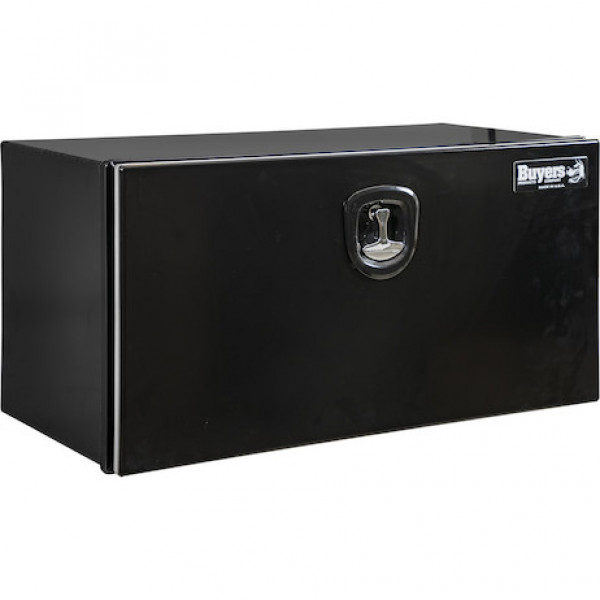 Image of 18x24x48 Inch Black Pro Series Smooth Aluminum Underbody Truck Box from Buyers Products. Part number: 1706985