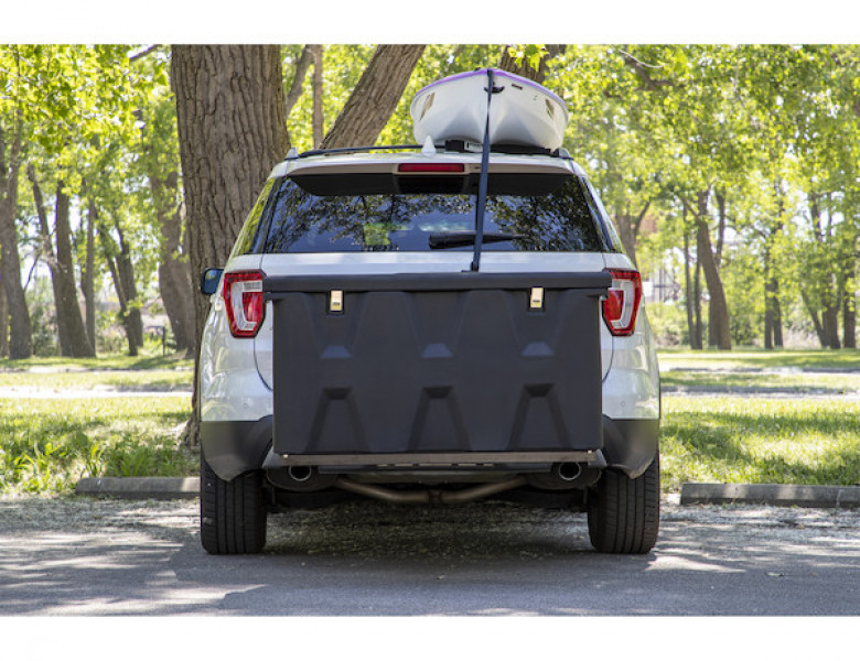 Image of Hitch-Mounted Poly Cargo Carrier from Buyers Products. Part number: 1707020