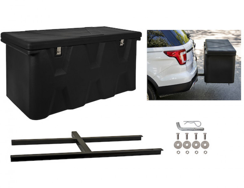 Image of Hitch-Mounted Poly Cargo Carrier from Buyers Products. Part number: 1707020