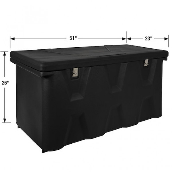 Image of Hitch-Mounted Poly Cargo Carrier from Buyers Products. Part number: 1707020