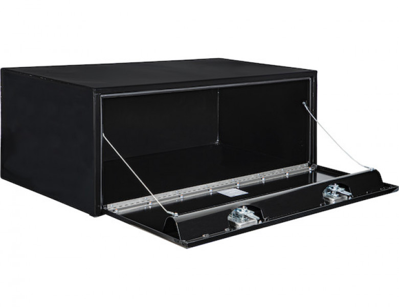 Image of 18x24x48 Inch Black Steel Underbody Truck Box from Buyers Products. Part number: 1708310