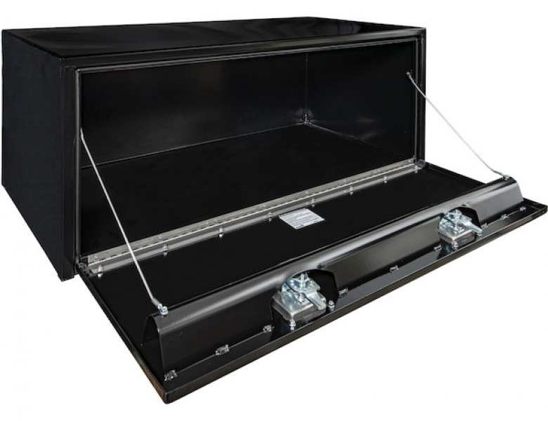 Image of 18x24x48 Inch Black Steel Underbody Truck Box from Buyers Products. Part number: 1708310