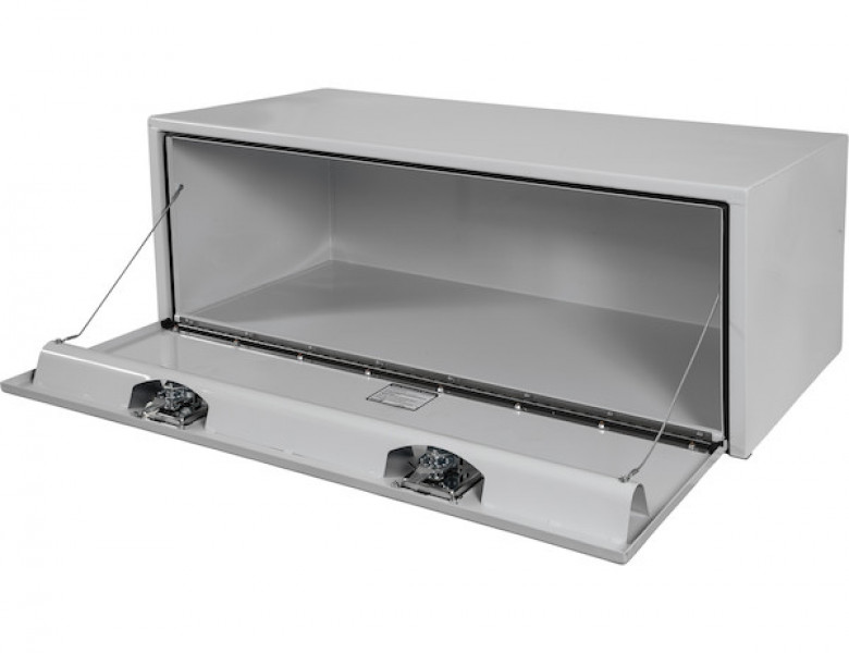 Image of 18x24x48 Inch White Steel Underbody Truck Box from Buyers Products. Part number: 1708410