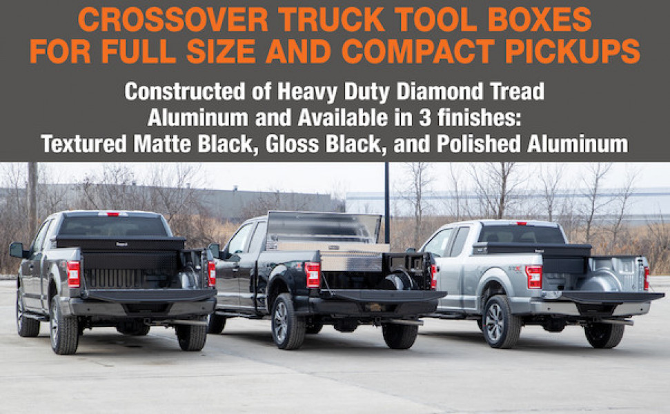 Image of 18x20x71 Inch Diamond Tread Aluminum Crossover Truck Box from Buyers Products. Part number: 1709410