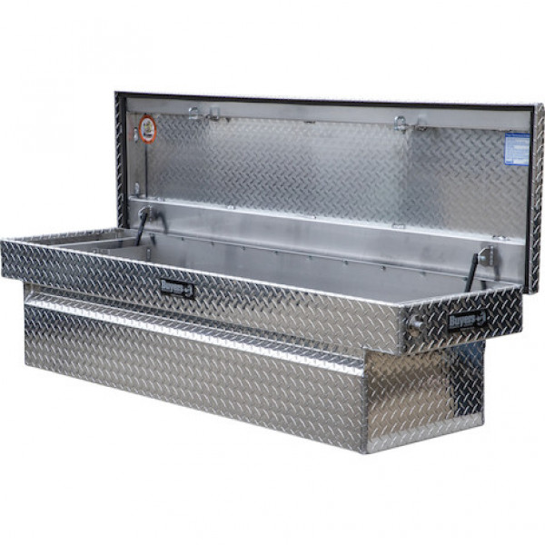 Image of 18x20x71 Inch Diamond Tread Aluminum Crossover Truck Box from Buyers Products. Part number: 1709410