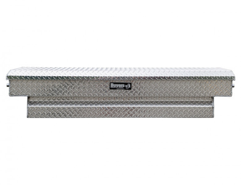 Image of 13x20x63 Inch Diamond Tread Aluminum Crossover Truck Tool Box from Buyers Products. Part number: 1709430