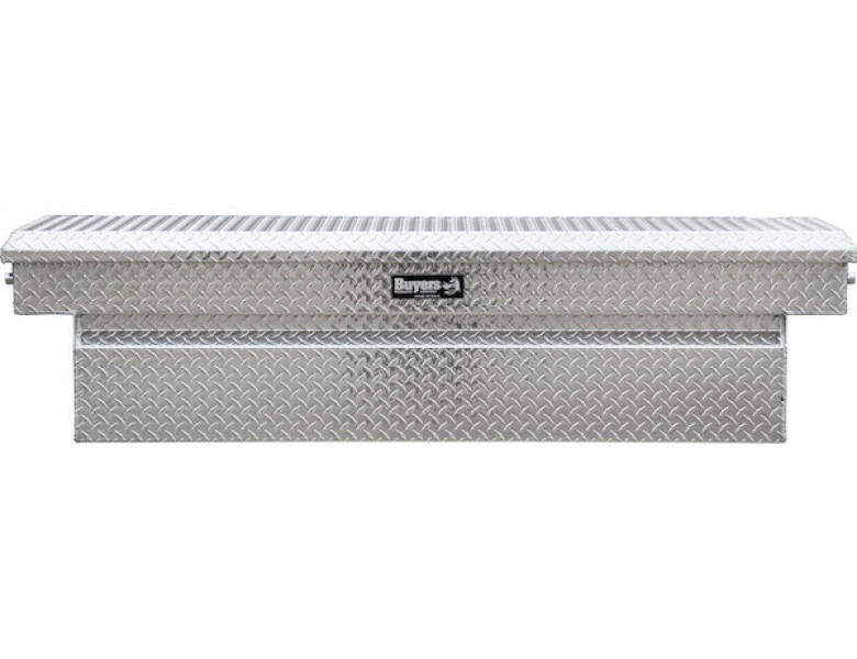 Image of 13x20x63 Inch Diamond Tread Aluminum Crossover Truck Tool Box from Buyers Products. Part number: 1709430