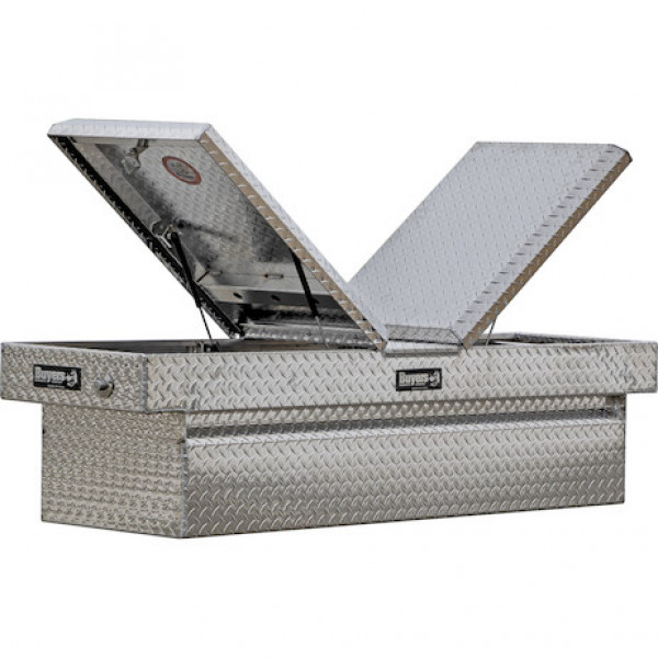 Image of 18x20x71 Inch Diamond Tread Aluminum Gull Wing Truck Box from Buyers Products. Part number: 1710410