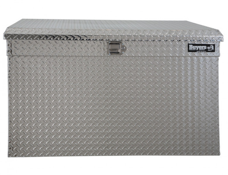 Image of 24(H) x 24(D) x 49(W) Inch Diamond Tread Aluminum All-Purpose Jumbo Chest from Buyers Products. Part number: 1712110