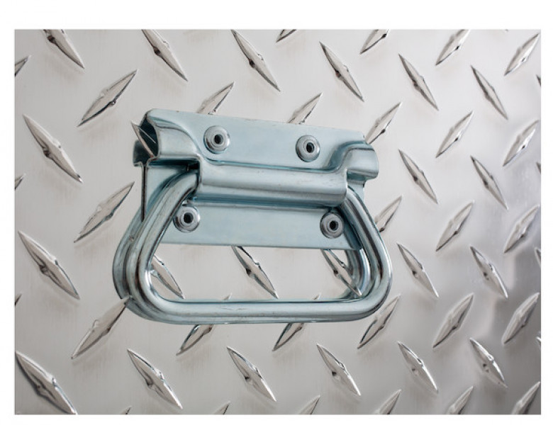 Image of 24(H) x 24(D) x 49(W) Inch Diamond Tread Aluminum All-Purpose Jumbo Chest from Buyers Products. Part number: 1712110