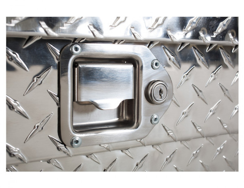 Image of 24(H) x 24(D) x 49(W) Inch Diamond Tread Aluminum All-Purpose Jumbo Chest from Buyers Products. Part number: 1712110