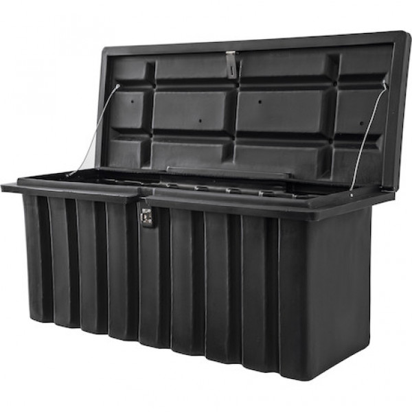 Image of 22.5x19.5/18.75x51/47 Inch Black Poly Multipurpose Chest from Buyers Products. Part number: 1712250