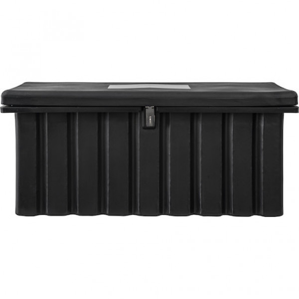 Image of 22.5x19.5/18.75x51/47 Inch Black Poly Multipurpose Chest from Buyers Products. Part number: 1712250