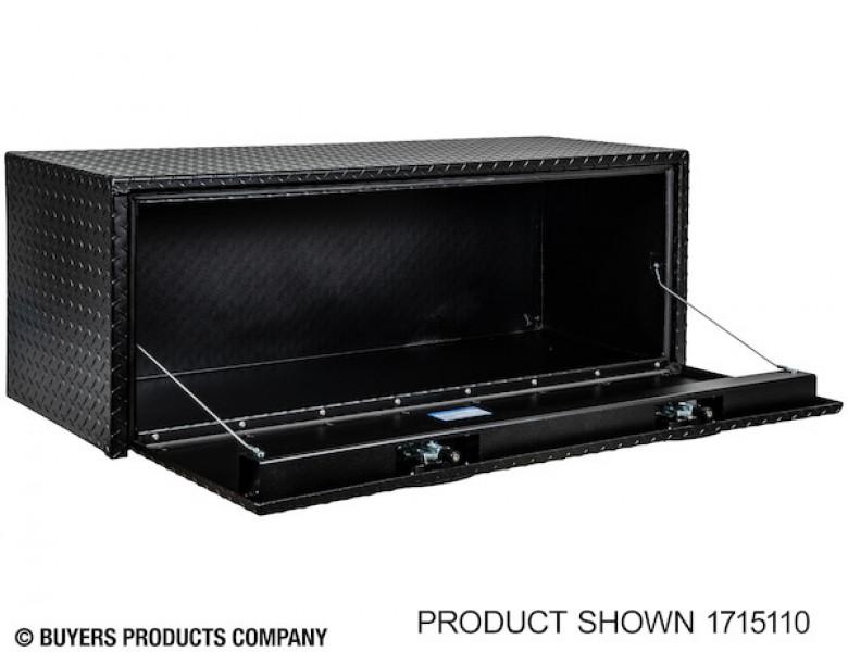 Image of 18x18x36 Inch Textured Matte Black Diamond Tread Aluminum Underbody Truck Box from Buyers Products. Part number: 1715105