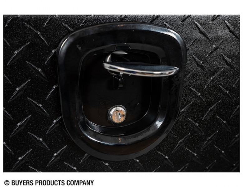 Image of 18x18x36 Inch Textured Matte Black Diamond Tread Aluminum Underbody Truck Box from Buyers Products. Part number: 1715105