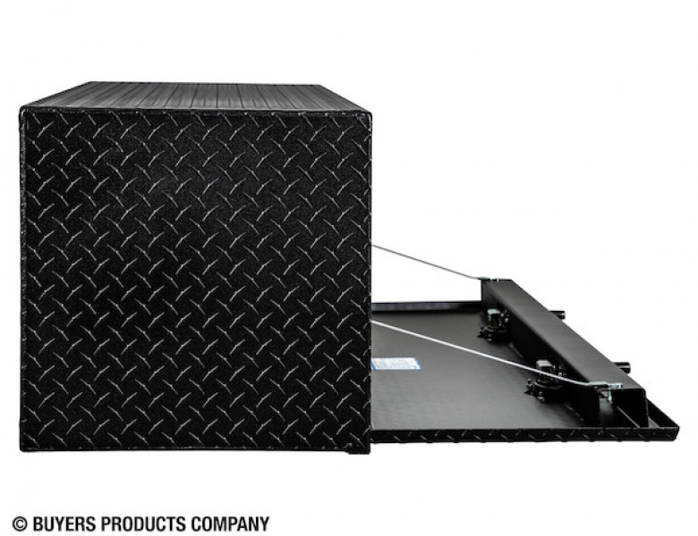 Image of 18x18x36 Inch Textured Matte Black Diamond Tread Aluminum Underbody Truck Box from Buyers Products. Part number: 1715105