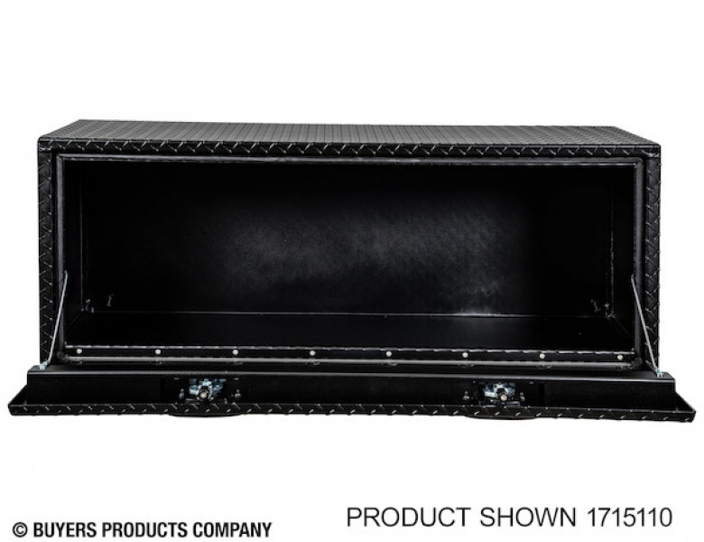 Image of 18x18x36 Inch Textured Matte Black Diamond Tread Aluminum Underbody Truck Box from Buyers Products. Part number: 1715105