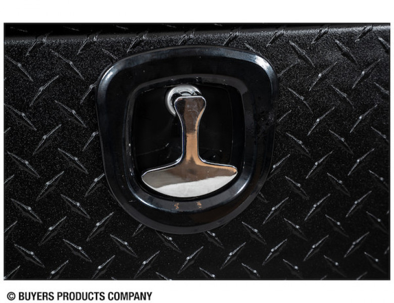 Image of 18x18x60 Inch Textured Matte Black Diamond Tread Aluminum Underbody Truck Box from Buyers Products. Part number: 1715115