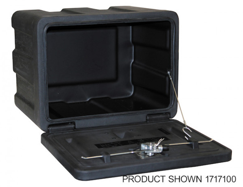 Image of 18x18x24 Inch Black Poly Underbody Truck Box from Buyers Products. Part number: 1717100