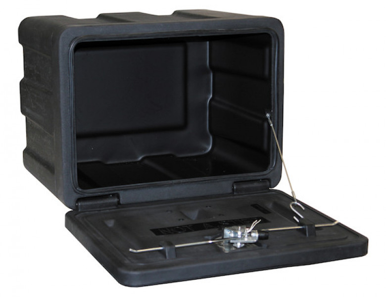 Image of 18x18x24 Inch Black Poly Underbody Truck Box from Buyers Products. Part number: 1717100