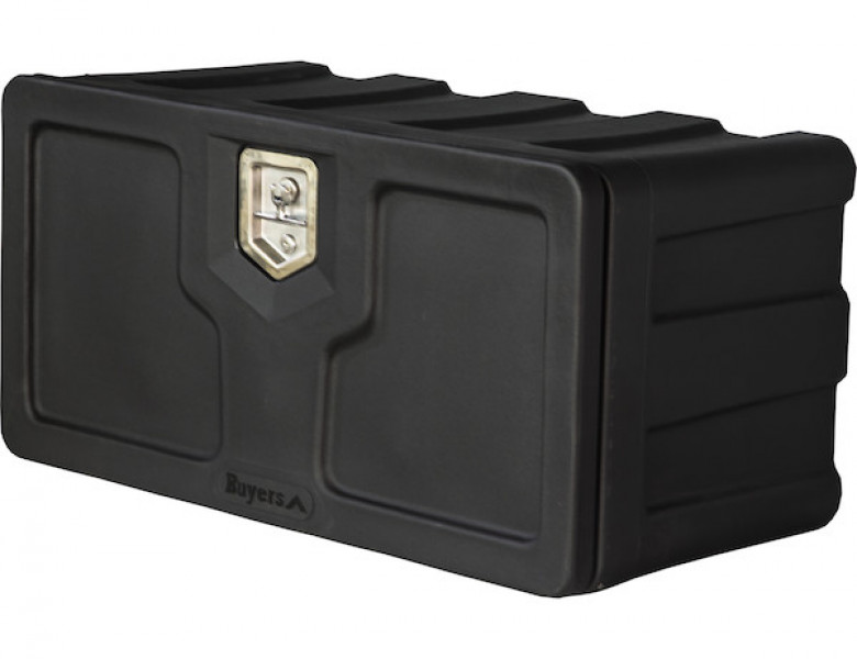 Image of 18x18x36 Inch Black Poly Underbody Truck Box from Buyers Products. Part number: 1717105