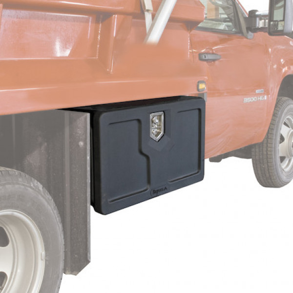 Image of 18x18x36 Inch Black Poly Underbody Truck Box from Buyers Products. Part number: 1717105