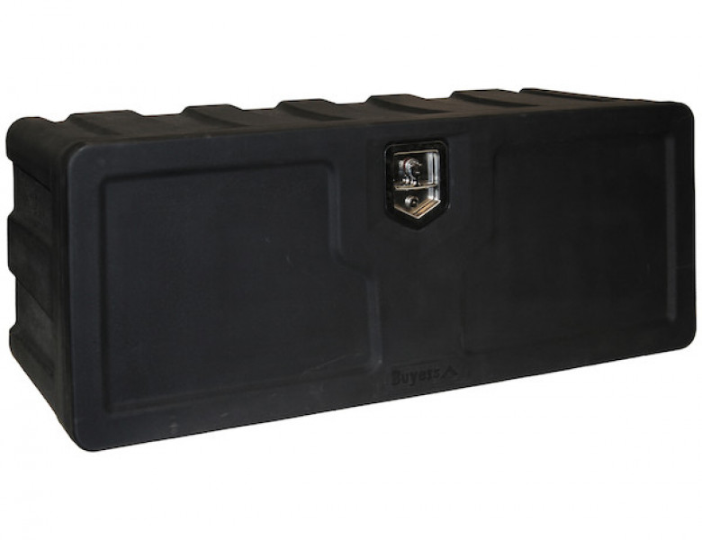 Image of 18x18x48 Inch Black Poly Underbody Truck Box from Buyers Products. Part number: 1717110