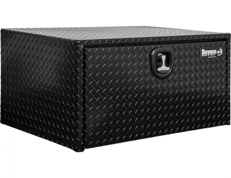 Image of 18x18x24 Inch Black Diamond Tread Aluminum Underbody Truck Box from Buyers Products. Part number: 1725100