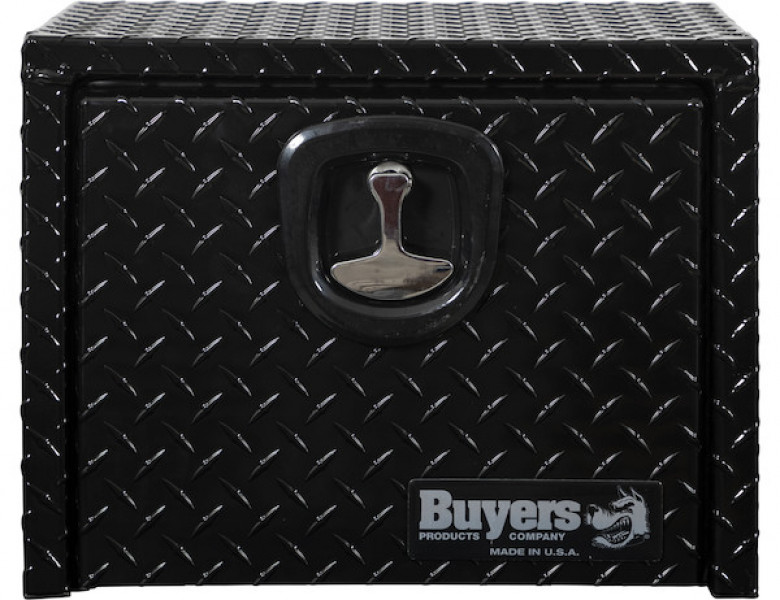 Image of 18x18x24 Inch Black Diamond Tread Aluminum Underbody Truck Box from Buyers Products. Part number: 1725100