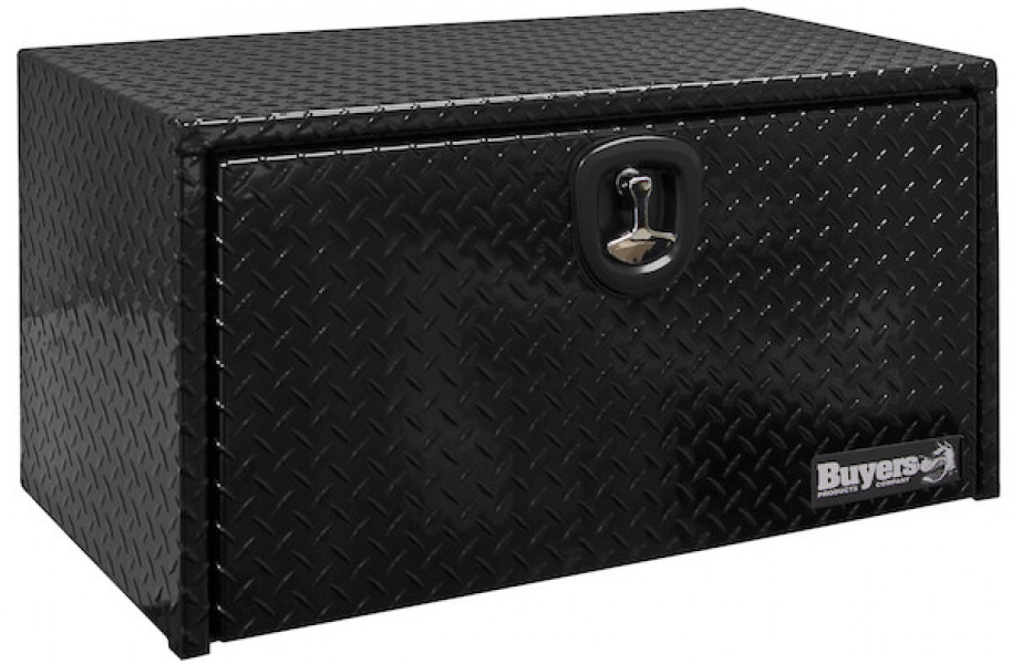 Image of 18x18x30 Inch Black Diamond Tread Aluminum Underbody Truck Box from Buyers Products. Part number: 1725103