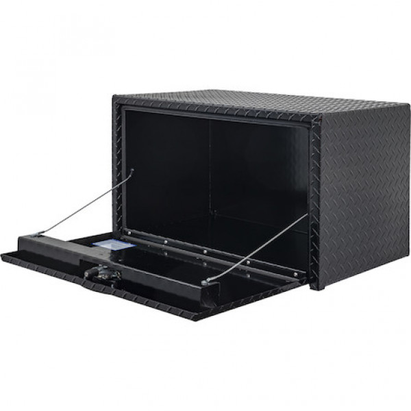 Image of 18x18x30 Inch Black Diamond Tread Aluminum Underbody Truck Box from Buyers Products. Part number: 1725103