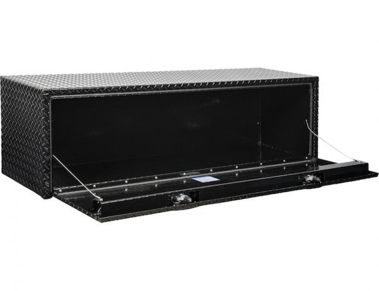 Image of 18x18x60 Inch Black Diamond Tread Aluminum Underbody Truck Box from Buyers Products. Part number: 1725115