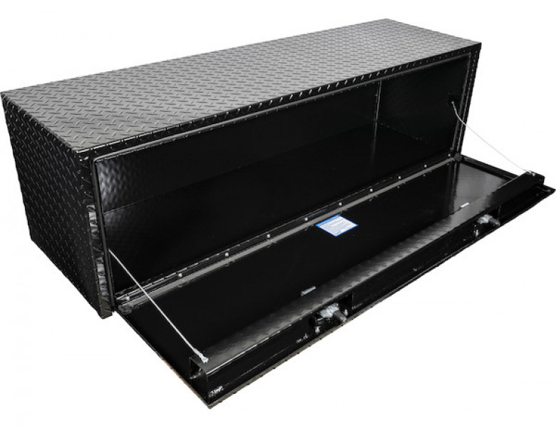 Image of 18x18x60 Inch Black Diamond Tread Aluminum Underbody Truck Box from Buyers Products. Part number: 1725115