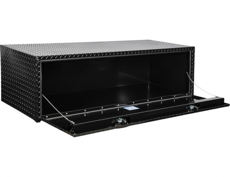 Image of 18x24x60 Inch Black Diamond Tread Aluminum Underbody Truck Box from Buyers Products. Part number: 1725125