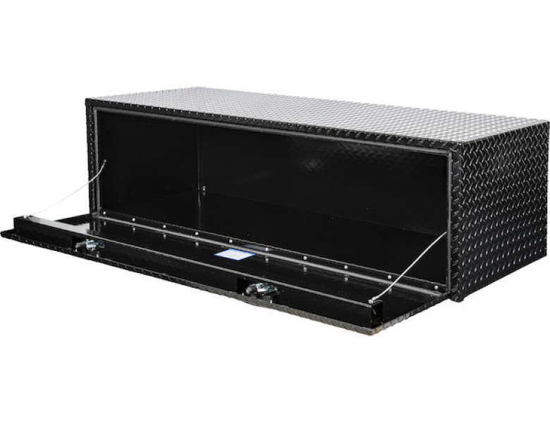 Image of 18x24x60 Inch Black Diamond Tread Aluminum Underbody Truck Box from Buyers Products. Part number: 1725125