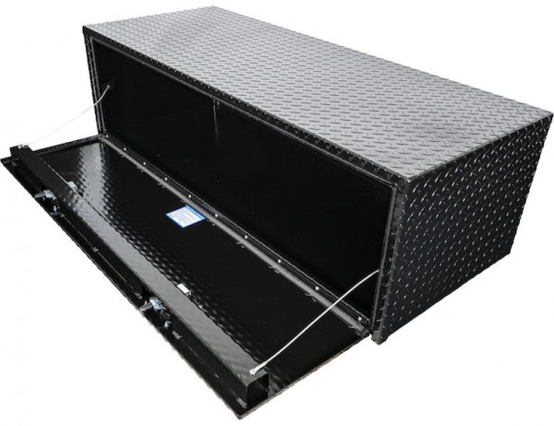 Image of 18x24x60 Inch Black Diamond Tread Aluminum Underbody Truck Box from Buyers Products. Part number: 1725125