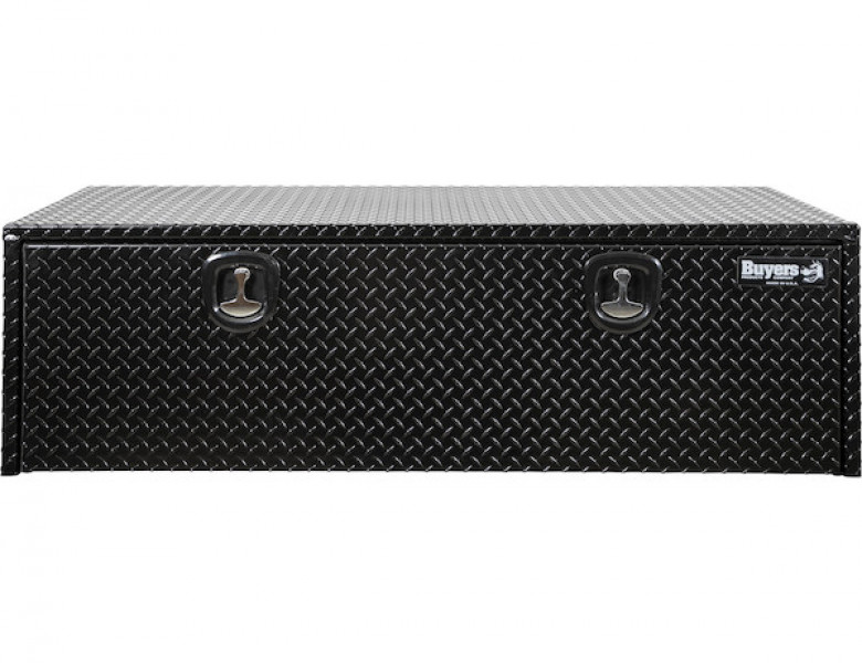 Image of 18x24x60 Inch Black Diamond Tread Aluminum Underbody Truck Box from Buyers Products. Part number: 1725125