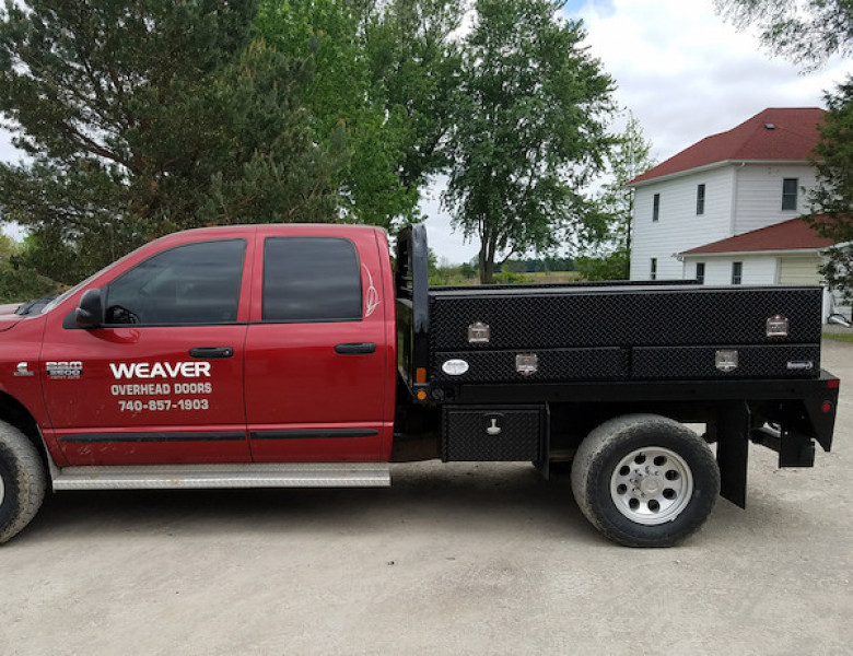 Image of 21x13x72 Inch Gloss Black Diamond Tread Aluminum Pick-Up Truck Contractor With Lower Drawers Topsider from Buyers Products. Part number: 1725641