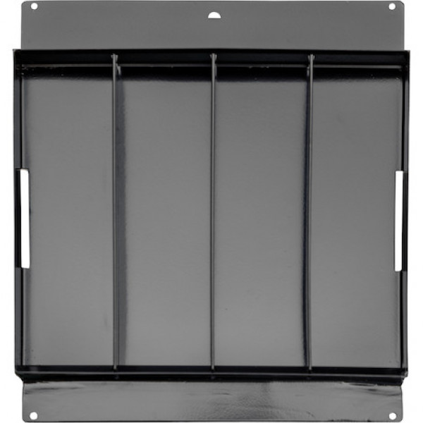 Image of 18x27x71 Inch Gloss Black Diamond Tread Aluminum Crossover Truck Box from Buyers Products. Part number: 1729420