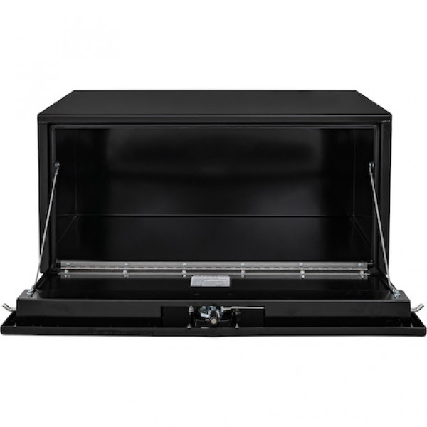 Image of 18x18x24 Inch Black Steel Underbody Truck Box With 3-Point Latch from Buyers Products. Part number: 1732300