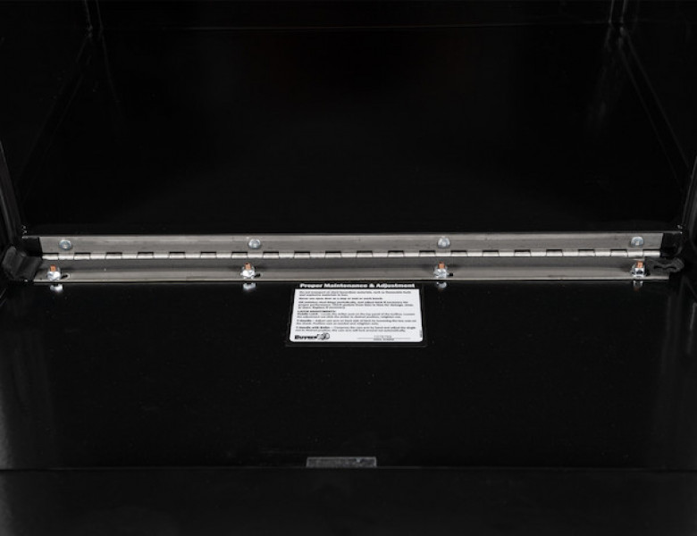 Image of 18x18x24 Inch Black Steel Underbody Truck Box With 3-Point Latch from Buyers Products. Part number: 1732300